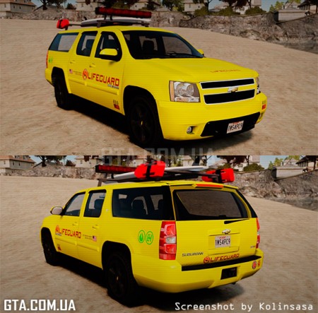 Chevrolet Suburban Los Santos Lifeguard [ELS]